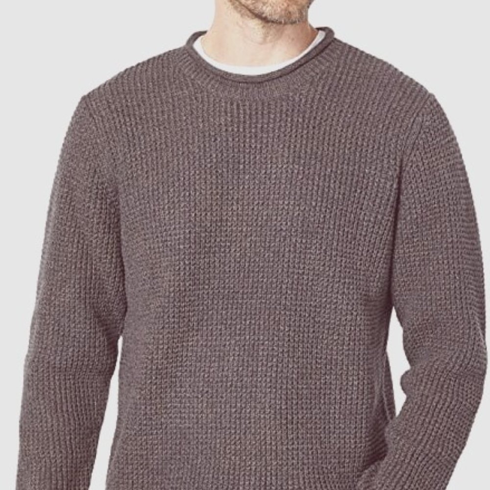 LL Bean Organic Cotton Rollneck Crew Sweater